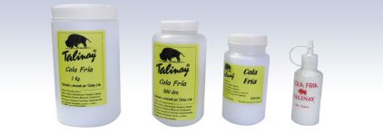 Cola Fría en envases de : 5 Kgs., 1Kg., 500grs, 250grs, 60grs y 20grs.