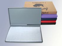 Tampón P 1 Medidas: 15,5 x 8,5 cms Colores:Negro, Azul, Rojo, Verde, Violeta y Neutro