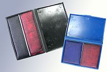 Tampones Bicolor Colores: Azul-Rojo, Negro-Rojo